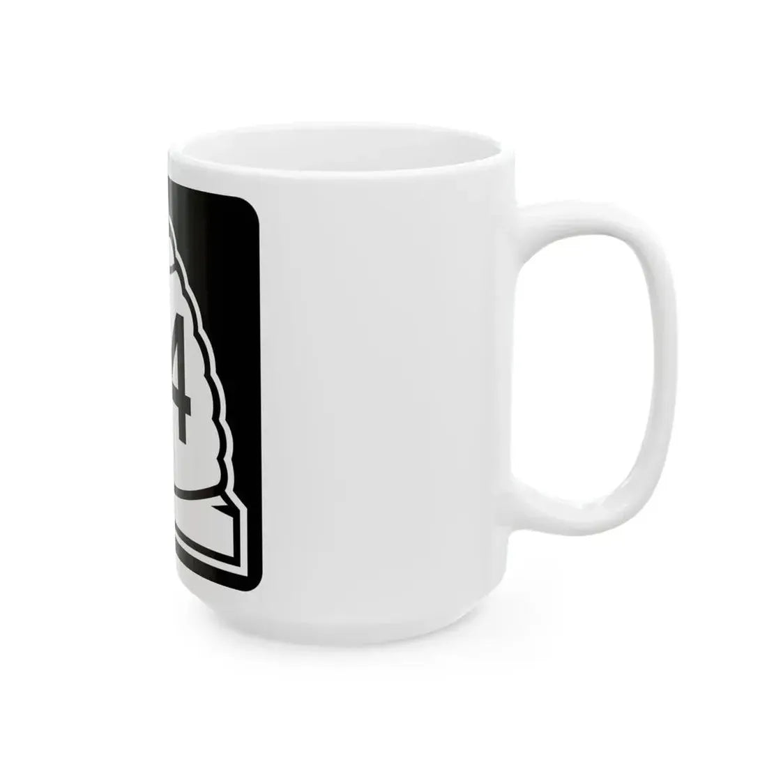 Utah 24 (Utah) (Road Sign) White Coffee Mug - Go Mug Yourself