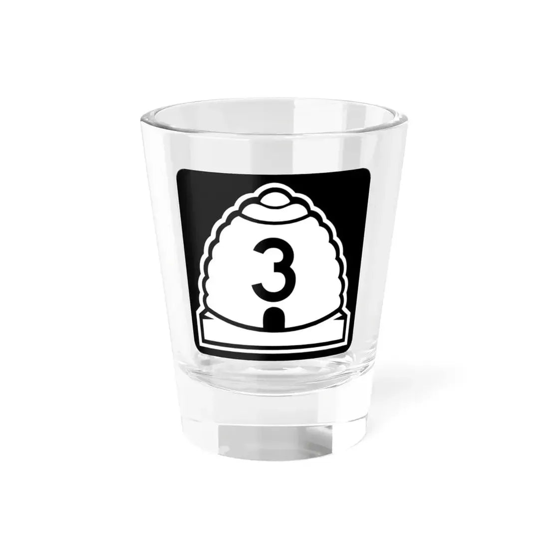 Utah 3 (Utah) (Road Sign) Shot Glass 1.5oz 1.5oz - Go Mug Yourself