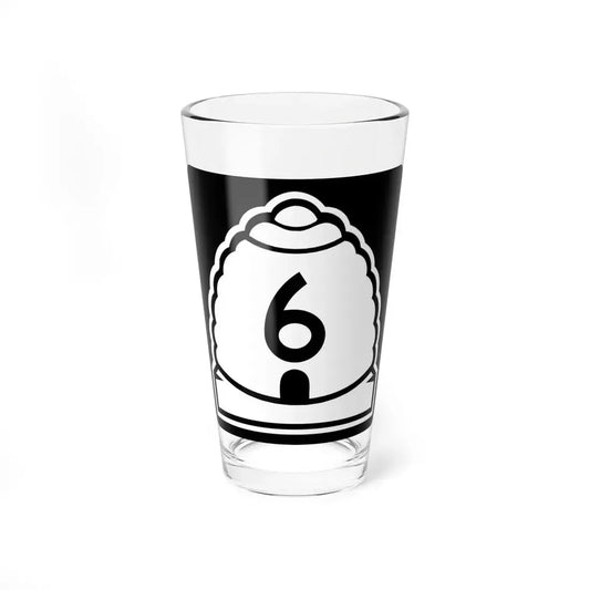 Utah 6 (Utah) (Road Sign) Pint Glss 16oz 16oz - Go Mug Yourself