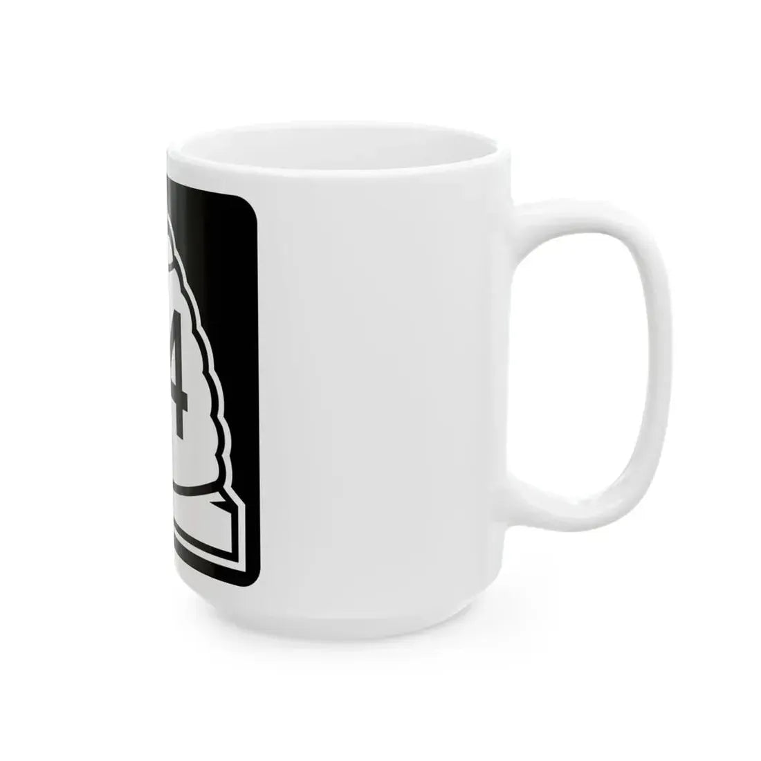 Utah 74 (Utah) (Road Sign) White Coffee Mug - Go Mug Yourself