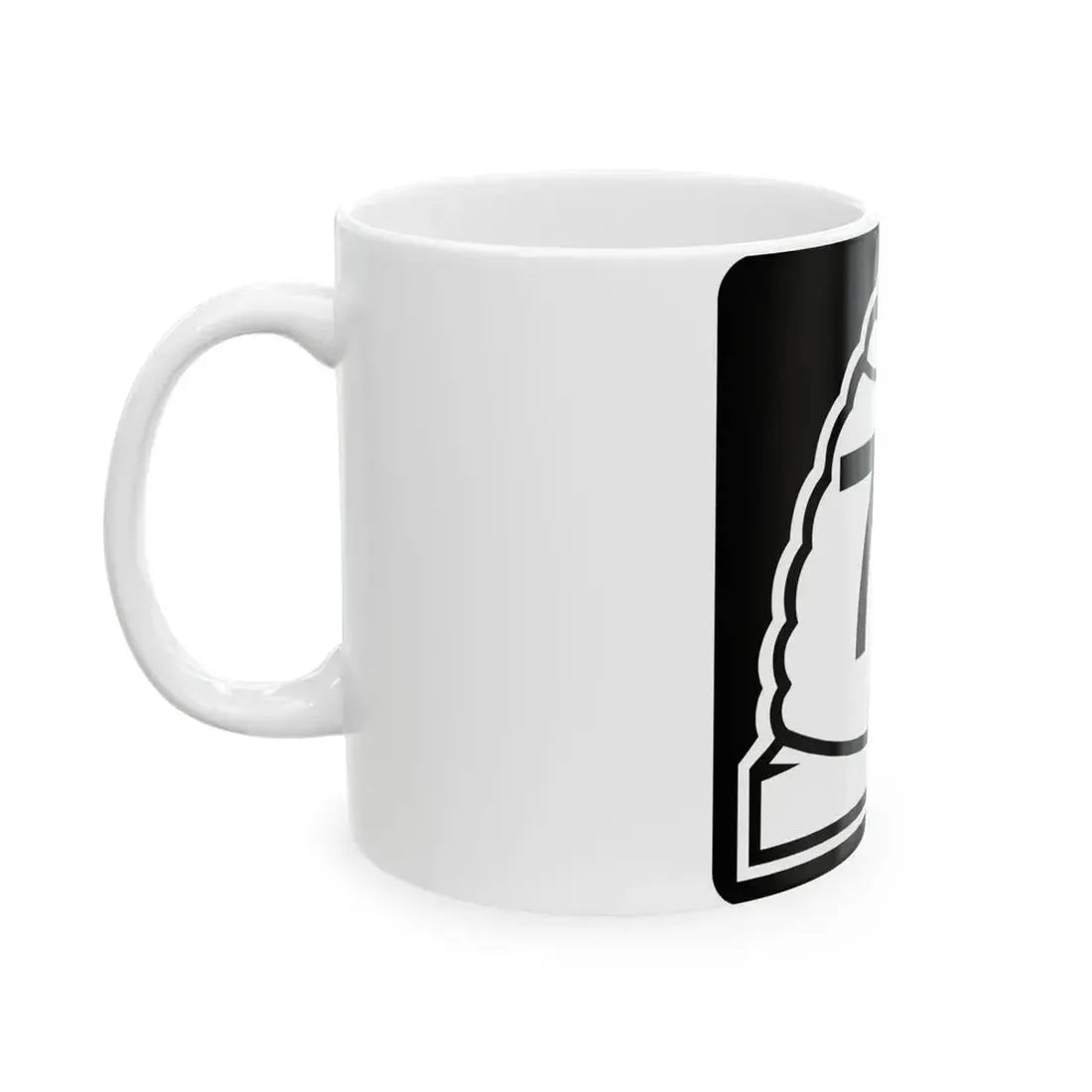 Utah 77 (Utah) (Road Sign) White Coffee Mug - Go Mug Yourself