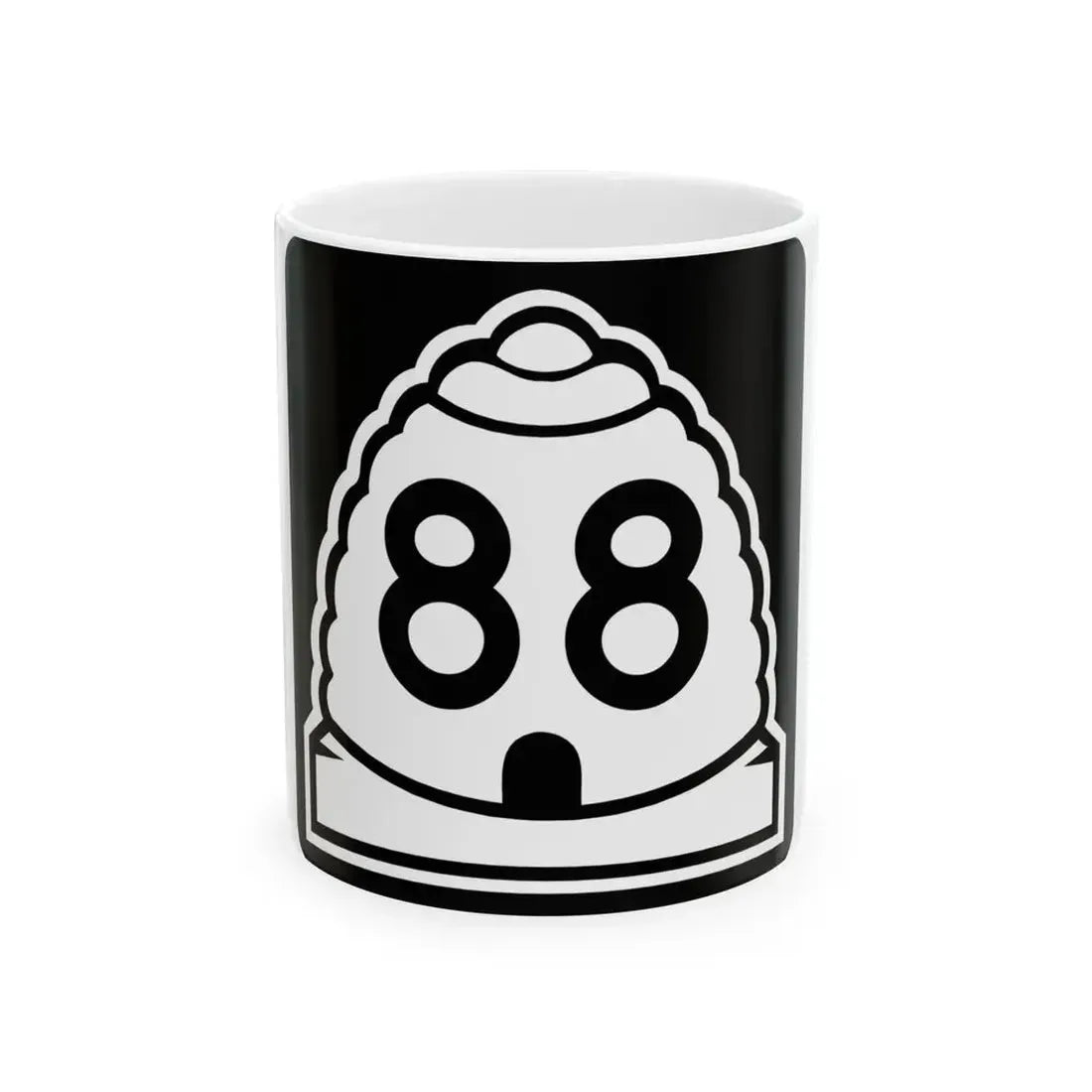 Utah 88 (Utah) (Road Sign) White Coffee Mug 11oz - Go Mug Yourself