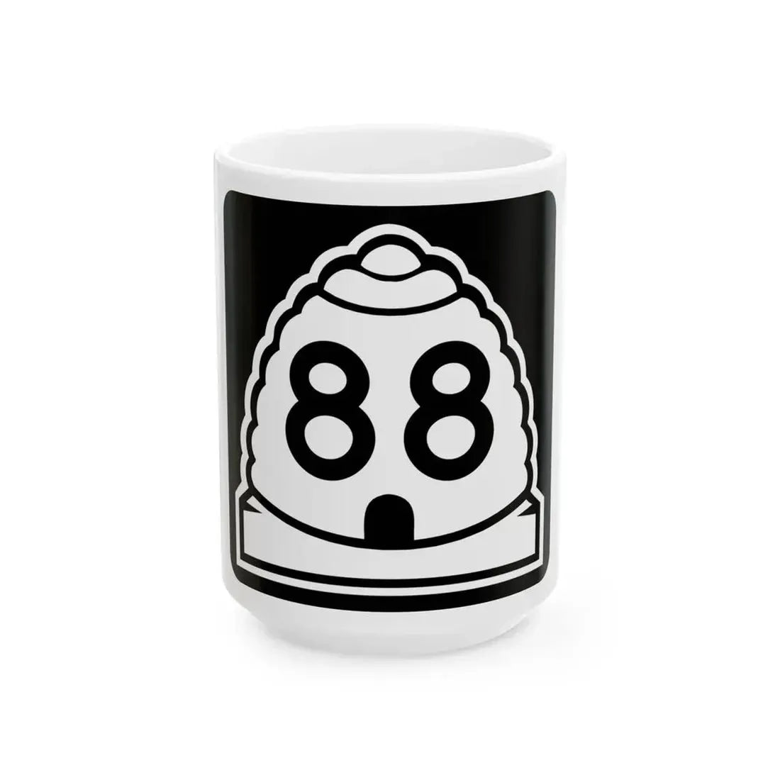 Utah 88 (Utah) (Road Sign) White Coffee Mug 15oz - Go Mug Yourself