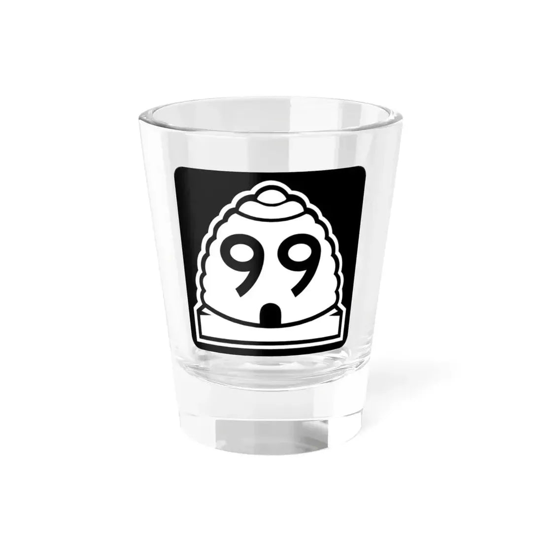 Utah 99 (Utah) (Road Sign) Shot Glass 1.5oz 1.5oz - Go Mug Yourself