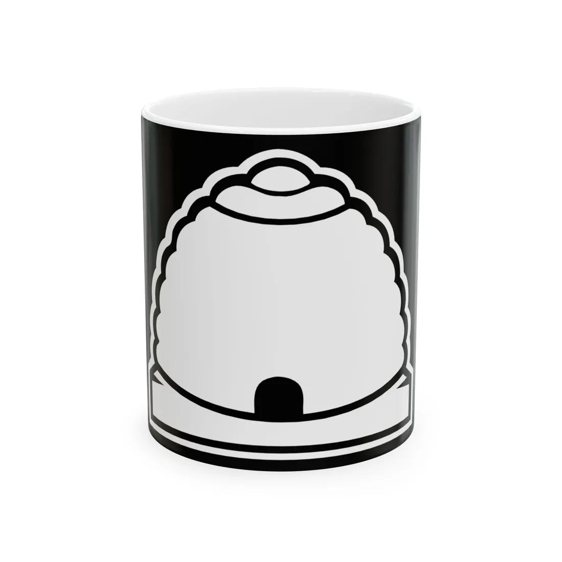 Utah blank wide (Utah) (Road Sign) White Coffee Mug 11oz - Go Mug Yourself