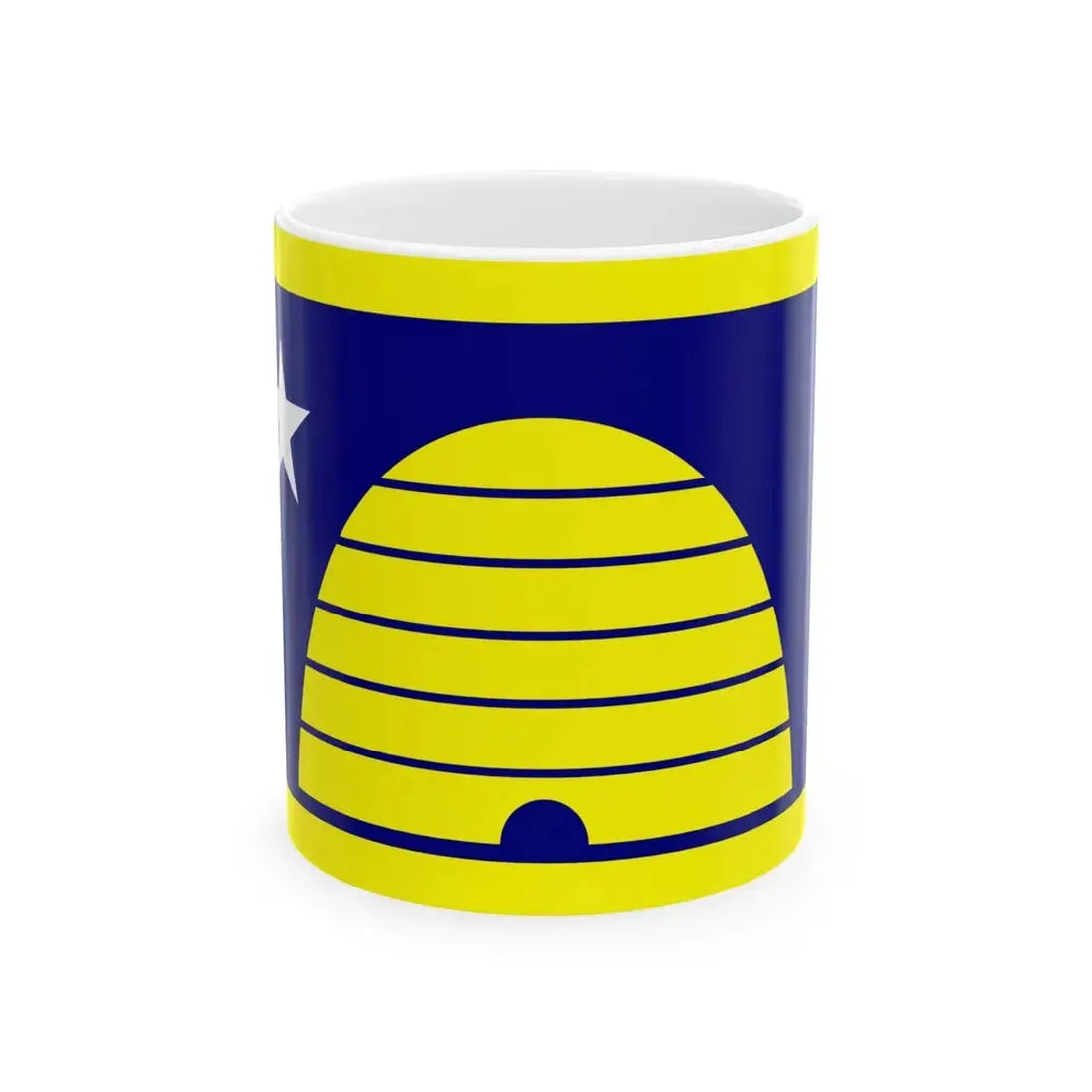 Utah Proposed Flag Design Number 11 (United States) White Coffee Mug 11oz - Go Mug Yourself