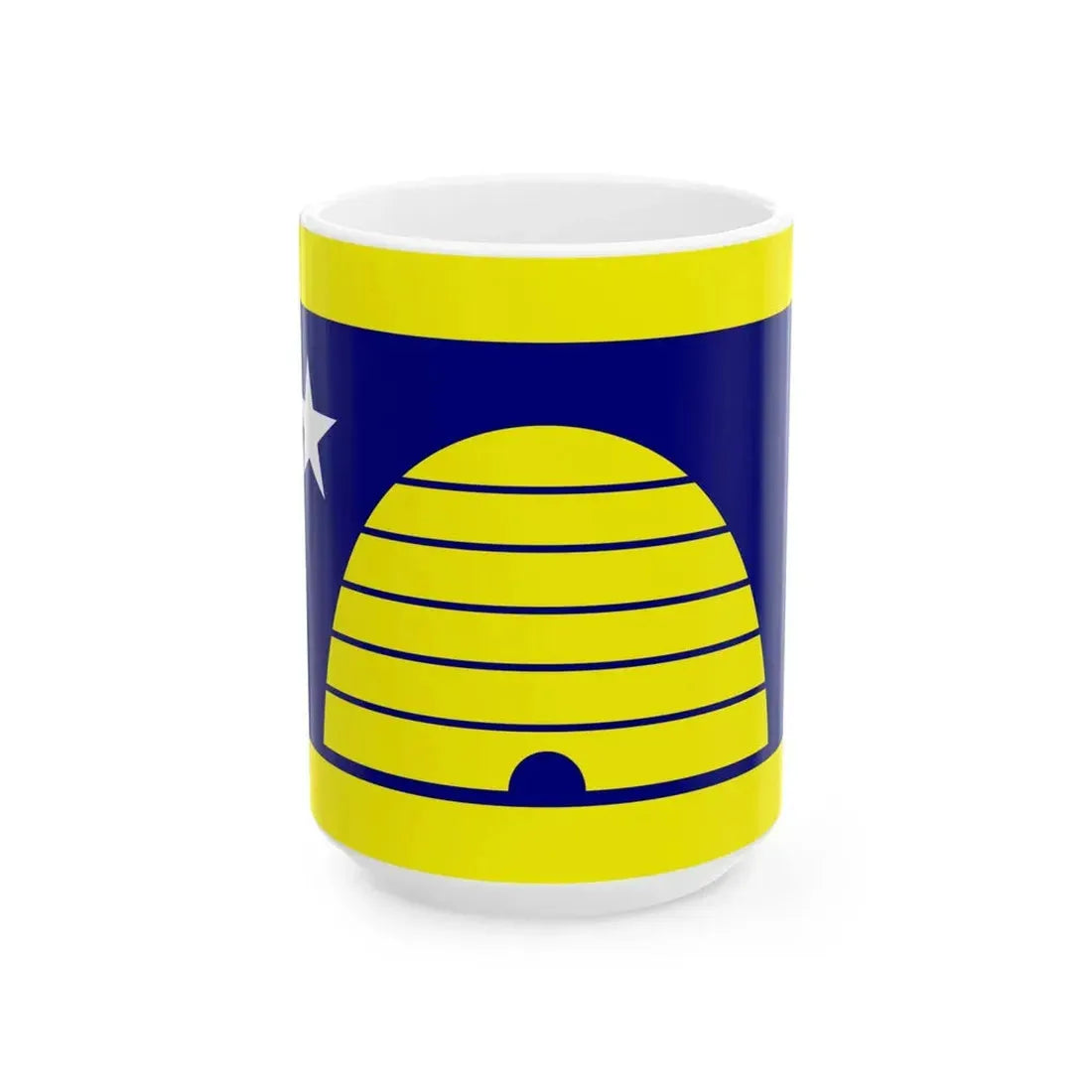 Utah Proposed Flag Design Number 11 (United States) White Coffee Mug 15oz - Go Mug Yourself