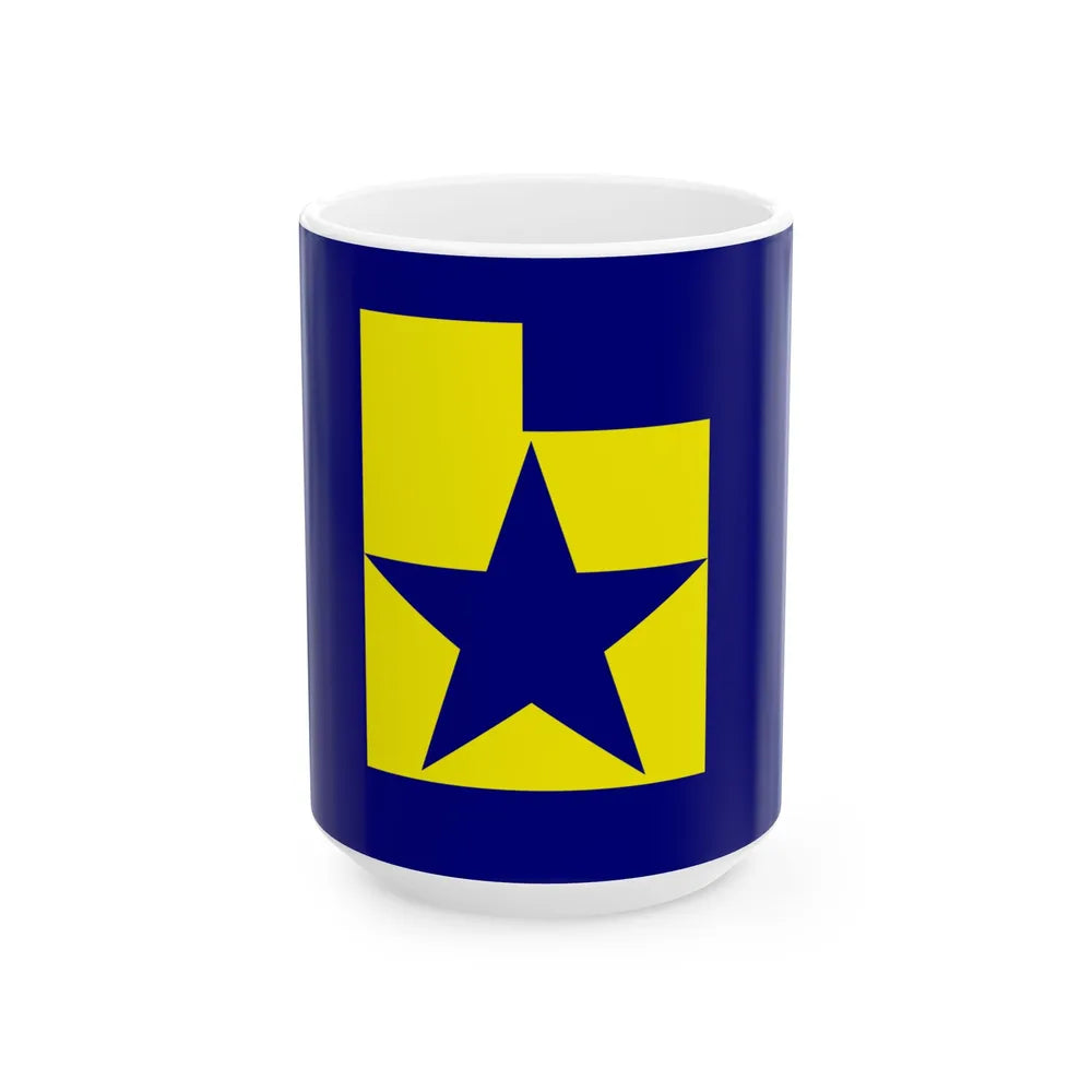 Utah Proposed Flag Design Number 14 (United States) White Coffee Mug 15oz - Go Mug Yourself
