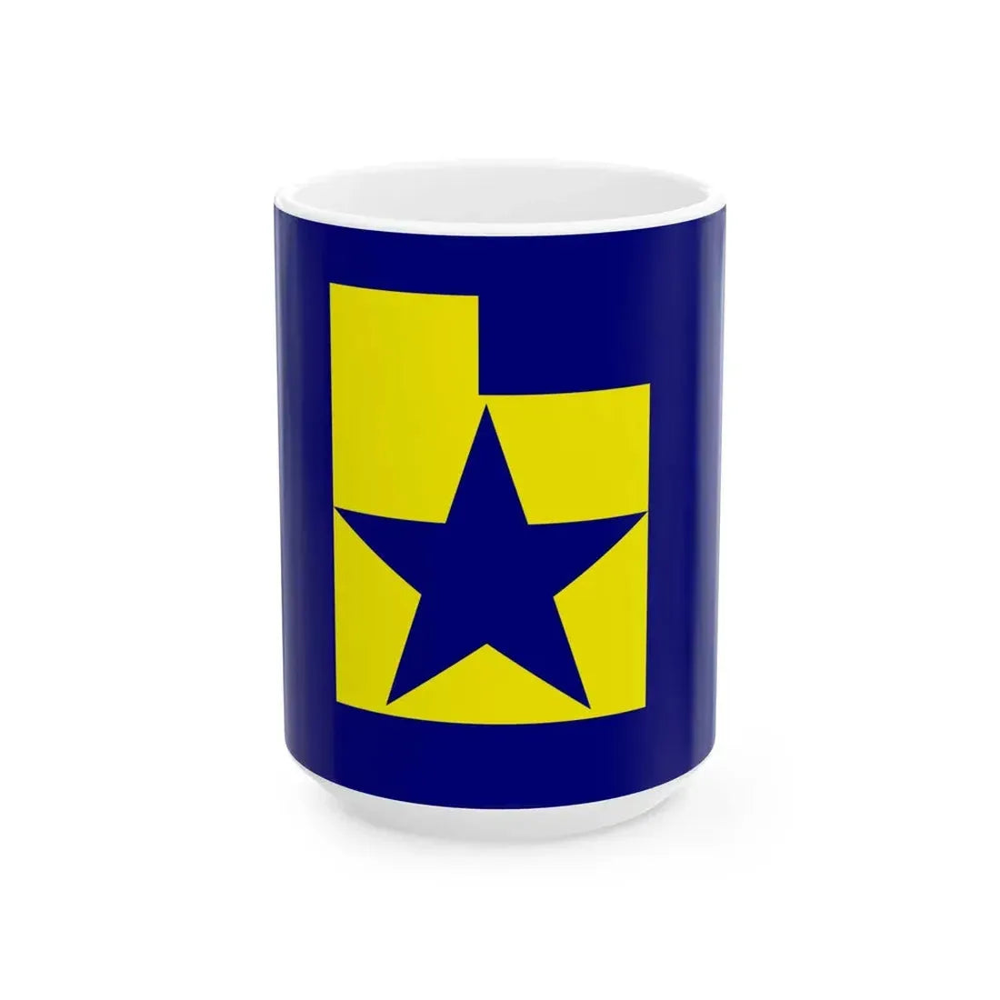 Utah Proposed Flag Design Number 14 (United States) White Coffee Mug 15oz - Go Mug Yourself