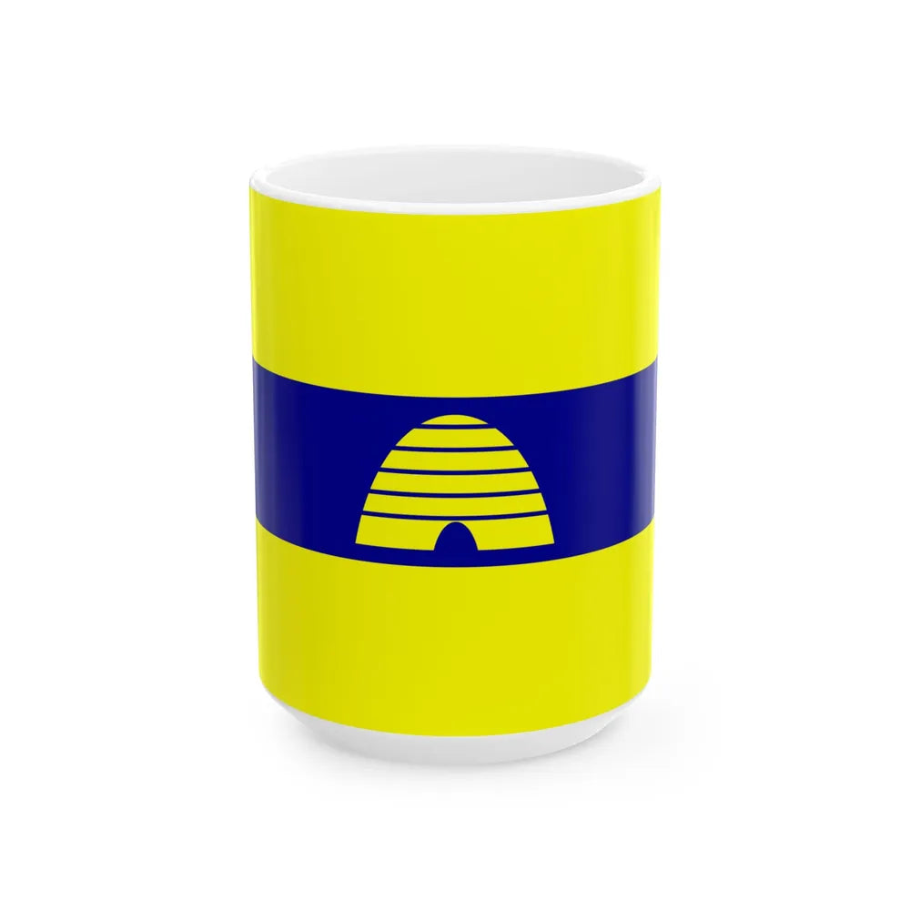 Utah Proposed Flag Design Number 15 (United States) White Coffee Mug 15oz - Go Mug Yourself