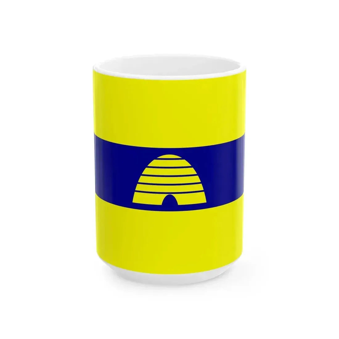 Utah Proposed Flag Design Number 15 (United States) White Coffee Mug 15oz - Go Mug Yourself