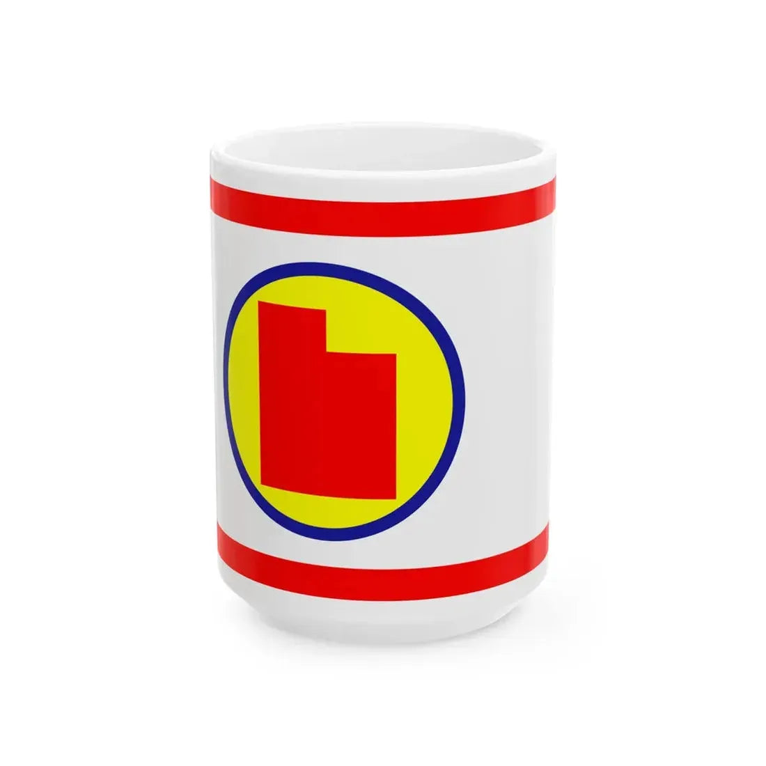 Utah Proposed Flag Design Number 3 (United States) White Coffee Mug 15oz - Go Mug Yourself