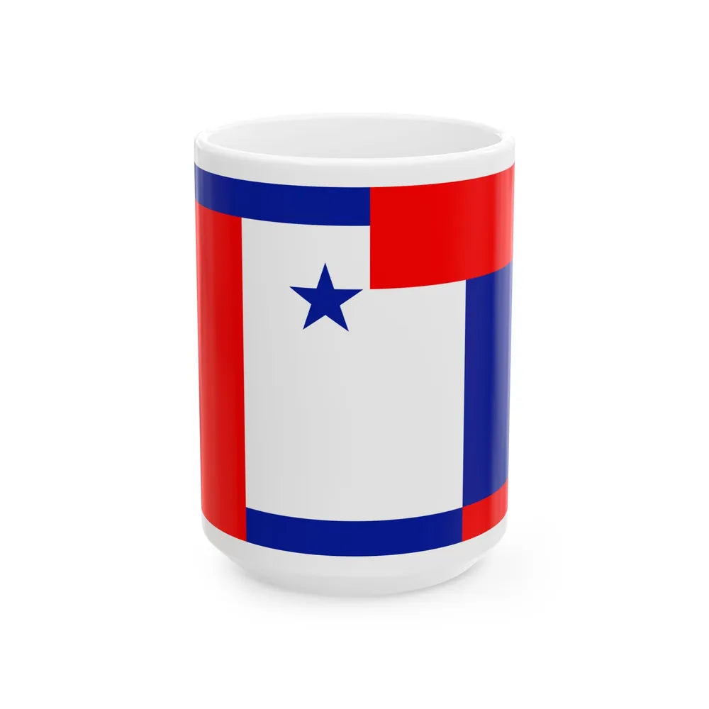 Utah Proposed Flag Design Number 5 (United States) White Coffee Mug 15oz - Go Mug Yourself