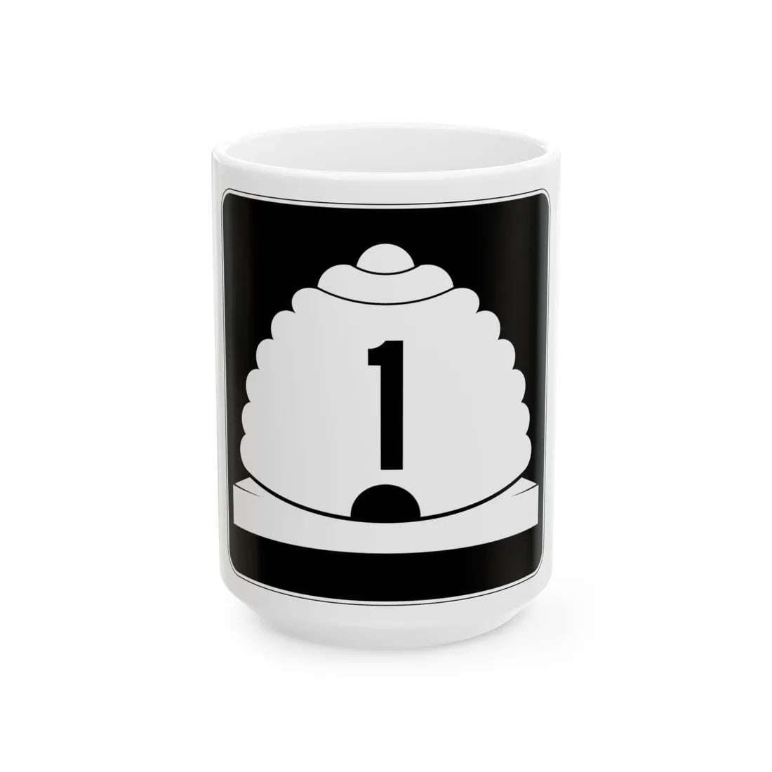 Utah SR 1 (Utah) (Road Sign) White Coffee Mug 15oz - Go Mug Yourself