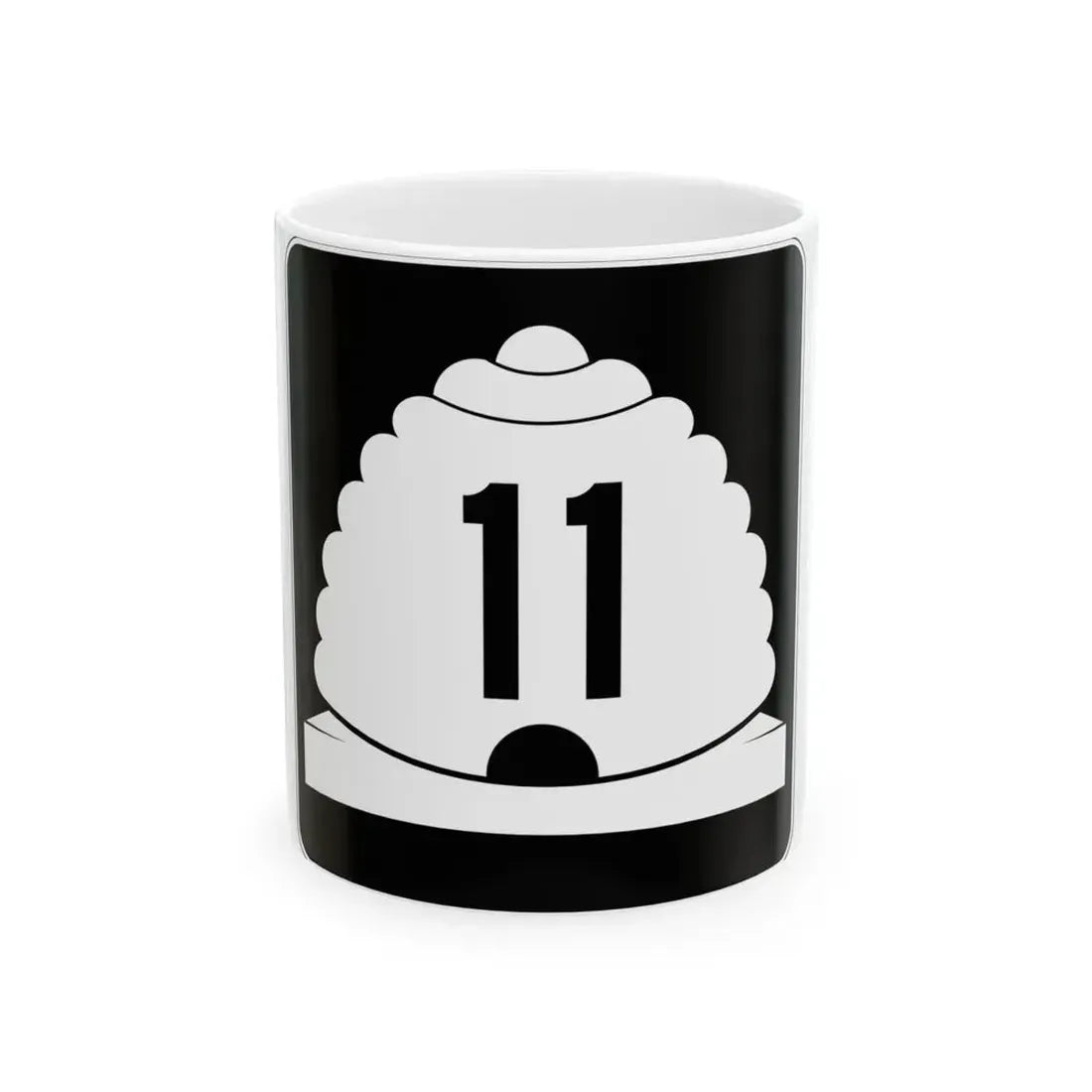 Utah SR 11 (Utah) (Road Sign) White Coffee Mug 11oz - Go Mug Yourself