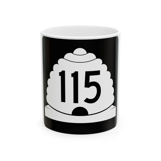 Utah SR 115 (Utah) (Road Sign) White Coffee Mug 11oz - Go Mug Yourself