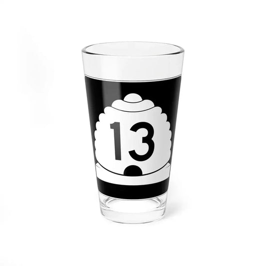 Utah SR 13 (Utah) (Road Sign) Pint Glss 16oz 16oz - Go Mug Yourself
