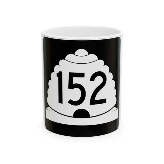 Utah SR 152 (Utah) (Road Sign) White Coffee Mug 11oz - Go Mug Yourself