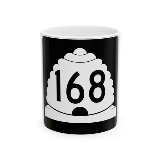 Utah SR 168 (Utah) (Road Sign) White Coffee Mug 11oz - Go Mug Yourself