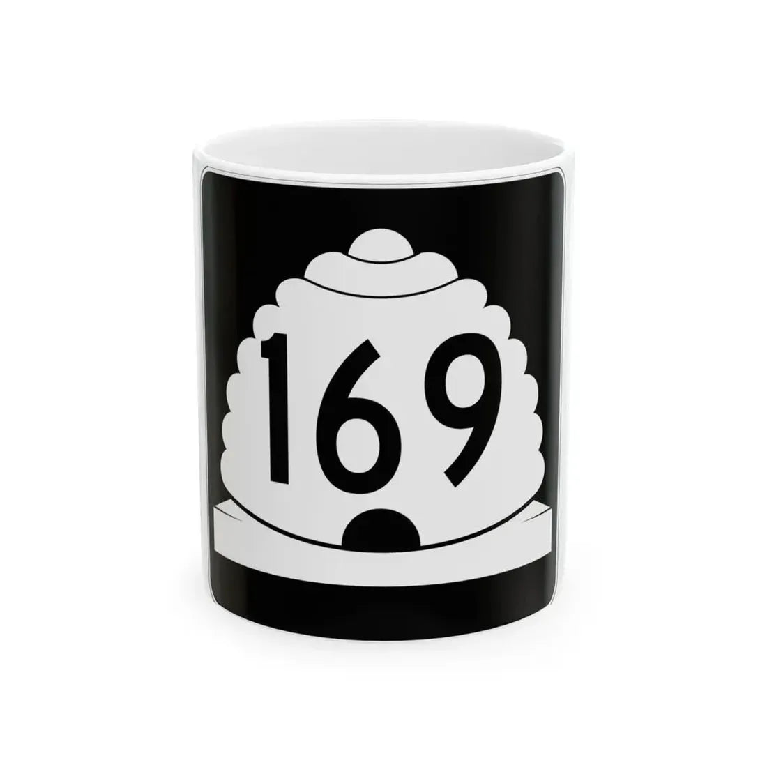 Utah SR 169 (Utah) (Road Sign) White Coffee Mug 11oz - Go Mug Yourself