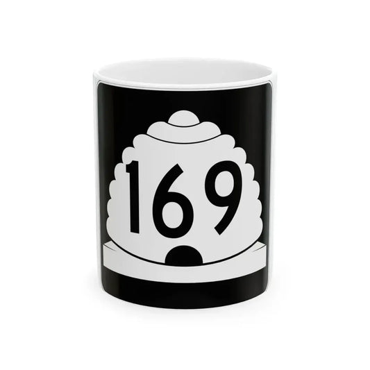 Utah SR 169 (Utah) (Road Sign) White Coffee Mug 11oz - Go Mug Yourself