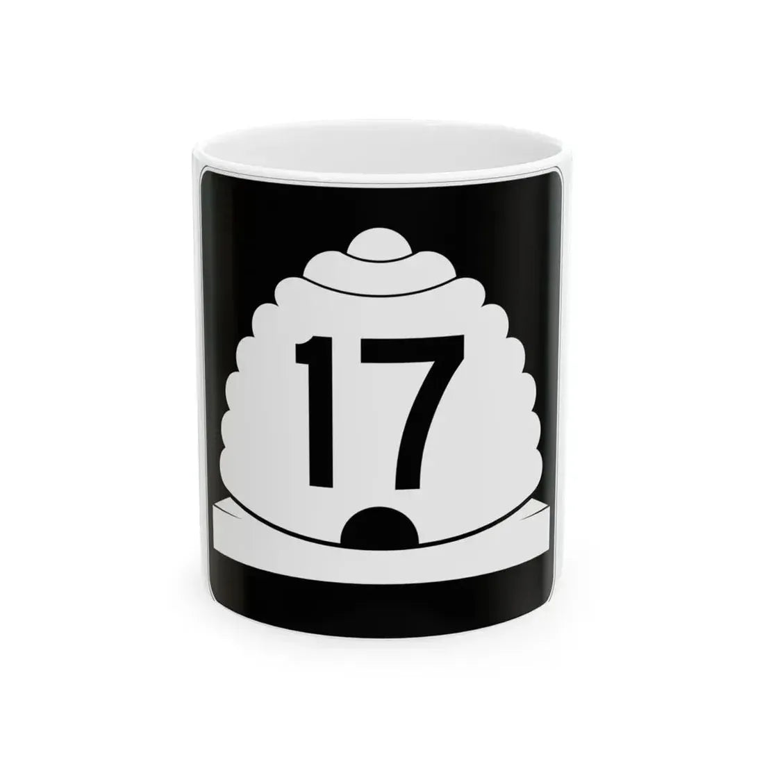 Utah SR 17 (Utah) (Road Sign) White Coffee Mug 11oz - Go Mug Yourself
