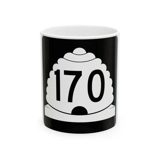 Utah SR 170 (Utah) (Road Sign) White Coffee Mug 11oz - Go Mug Yourself