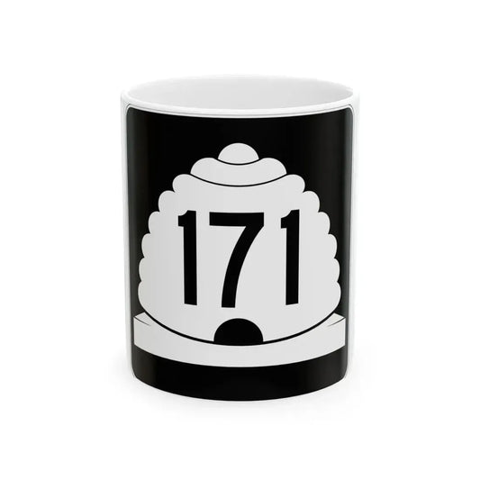 Utah SR 171 (Utah) (Road Sign) White Coffee Mug 11oz - Go Mug Yourself