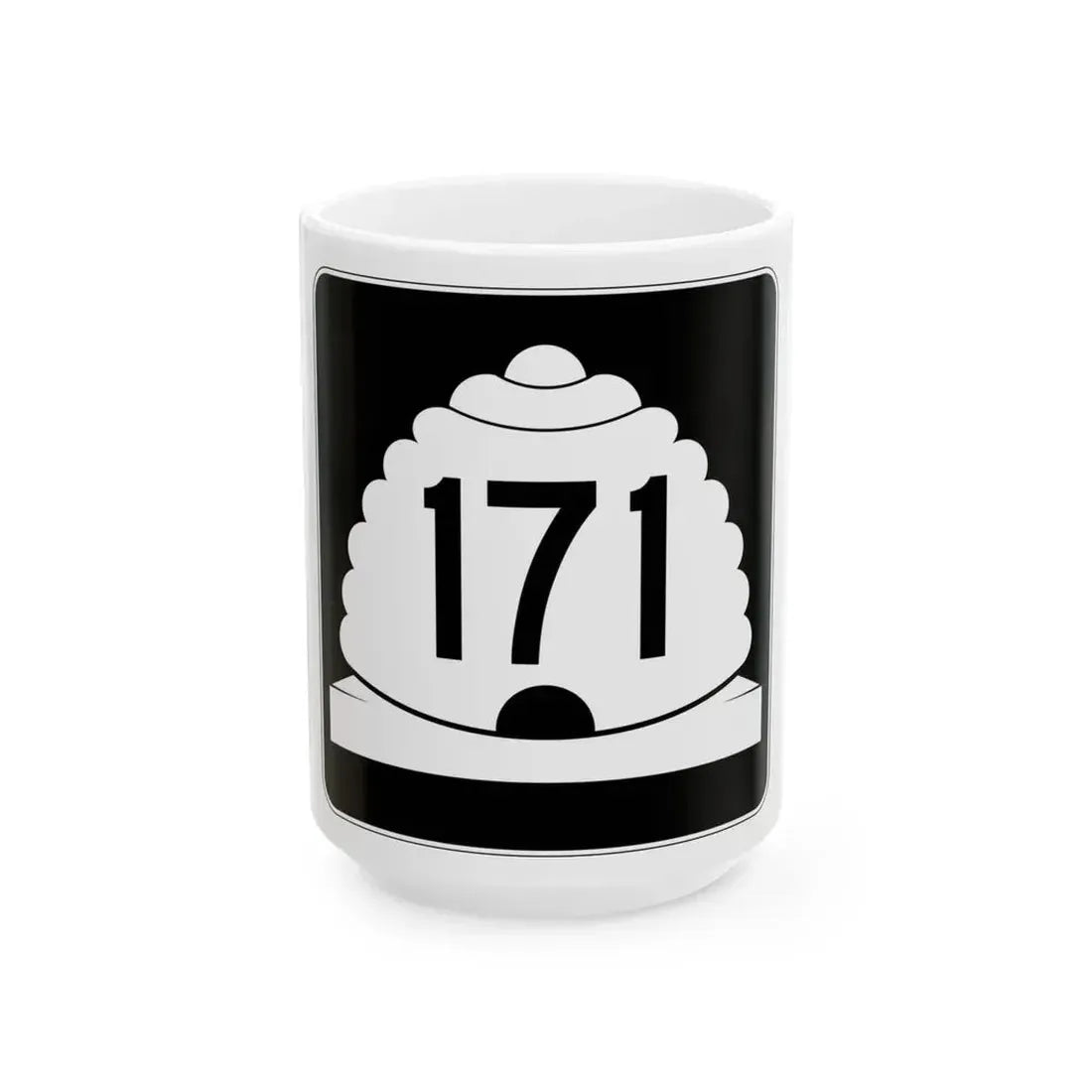 Utah SR 171 (Utah) (Road Sign) White Coffee Mug 15oz - Go Mug Yourself