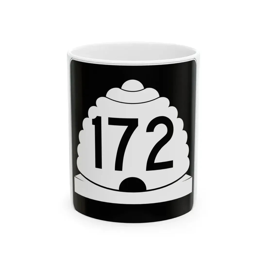 Utah SR 172 (Utah) (Road Sign) White Coffee Mug 11oz - Go Mug Yourself