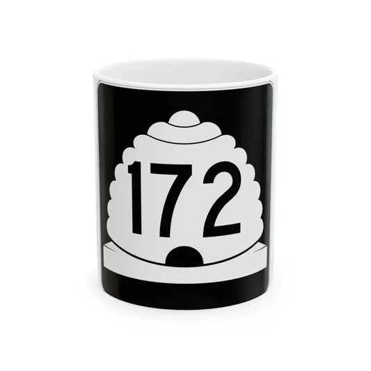 Utah SR 172 (Utah) (Road Sign) White Coffee Mug 11oz - Go Mug Yourself