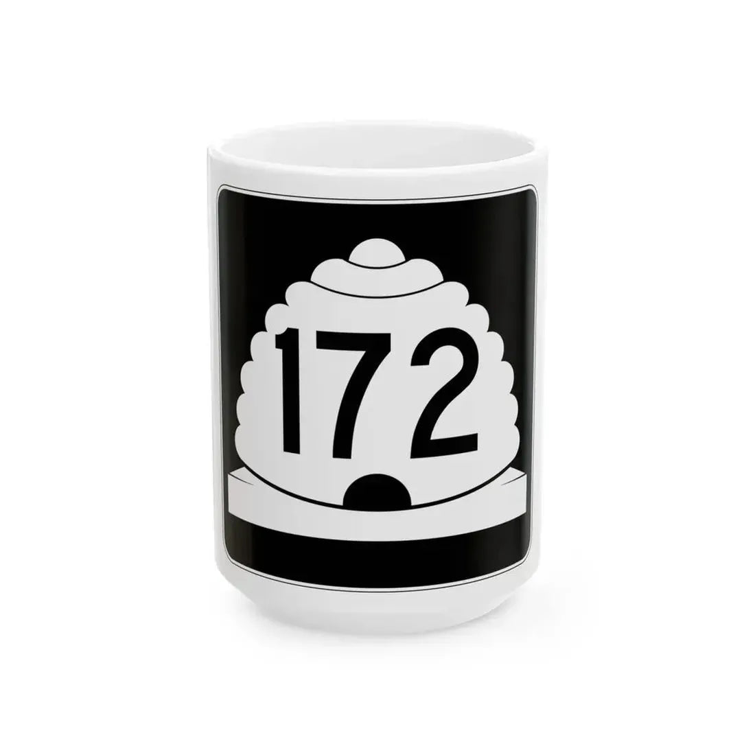 Utah SR 172 (Utah) (Road Sign) White Coffee Mug 15oz - Go Mug Yourself