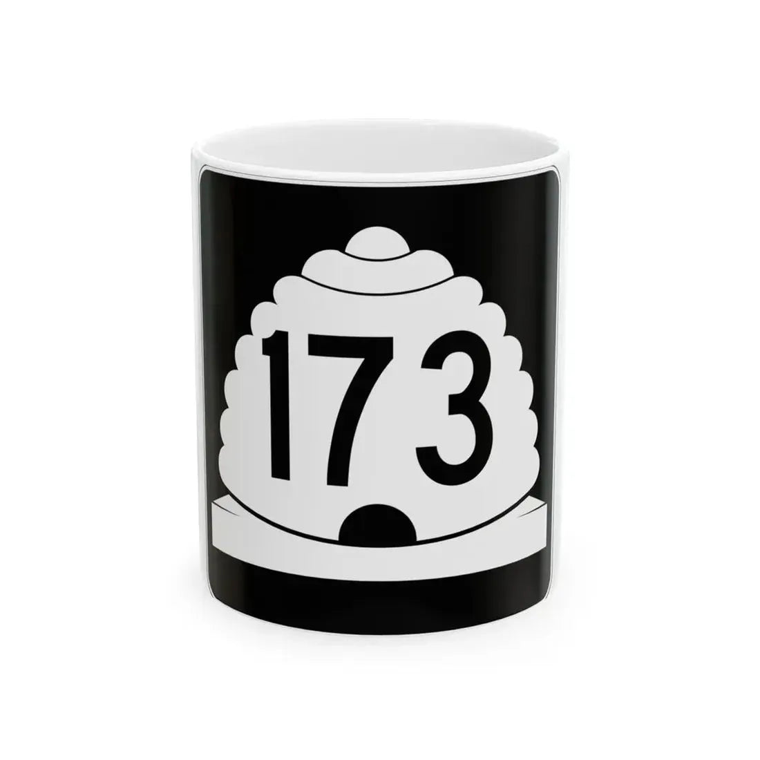 Utah SR 173 (Utah) (Road Sign) White Coffee Mug 11oz - Go Mug Yourself