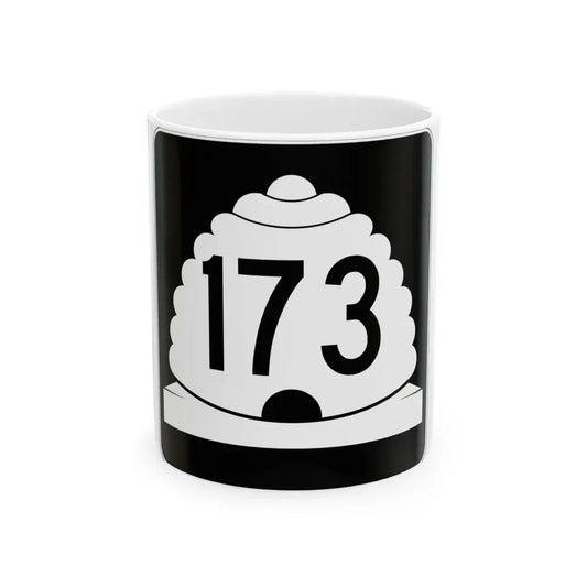 Utah SR 173 (Utah) (Road Sign) White Coffee Mug 11oz - Go Mug Yourself