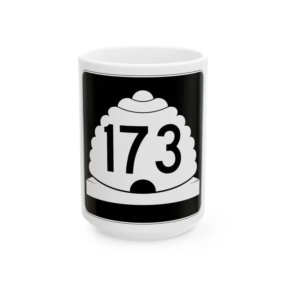 Utah SR 173 (Utah) (Road Sign) White Coffee Mug 15oz - Go Mug Yourself