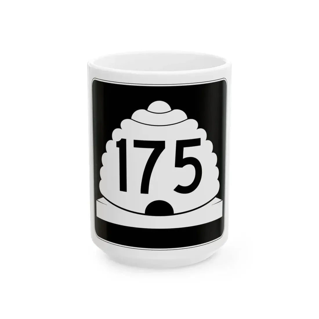 Utah SR 175 (Utah) (Road Sign) White Coffee Mug 15oz - Go Mug Yourself