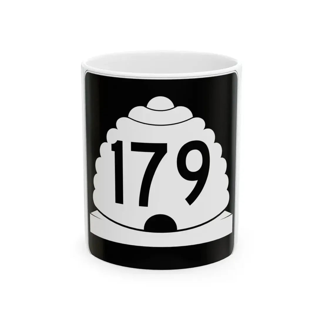 Utah SR 179 (Utah) (Road Sign) White Coffee Mug 11oz - Go Mug Yourself
