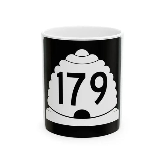 Utah SR 179 (Utah) (Road Sign) White Coffee Mug 11oz - Go Mug Yourself