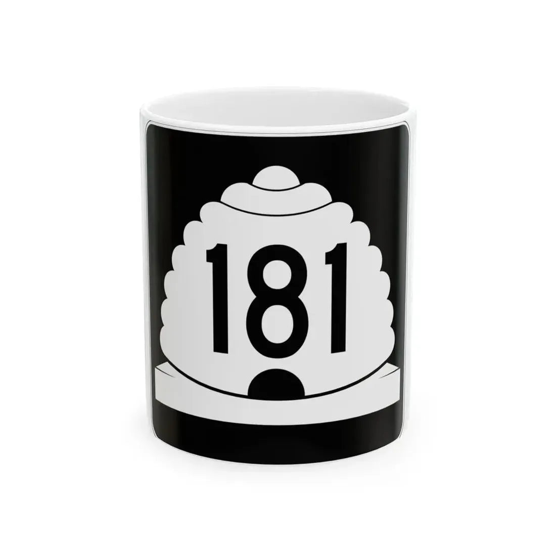 Utah SR 181 (Utah) (Road Sign) White Coffee Mug 11oz - Go Mug Yourself