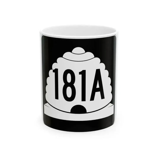 Utah SR 181A (Utah) (Road Sign) White Coffee Mug 11oz - Go Mug Yourself