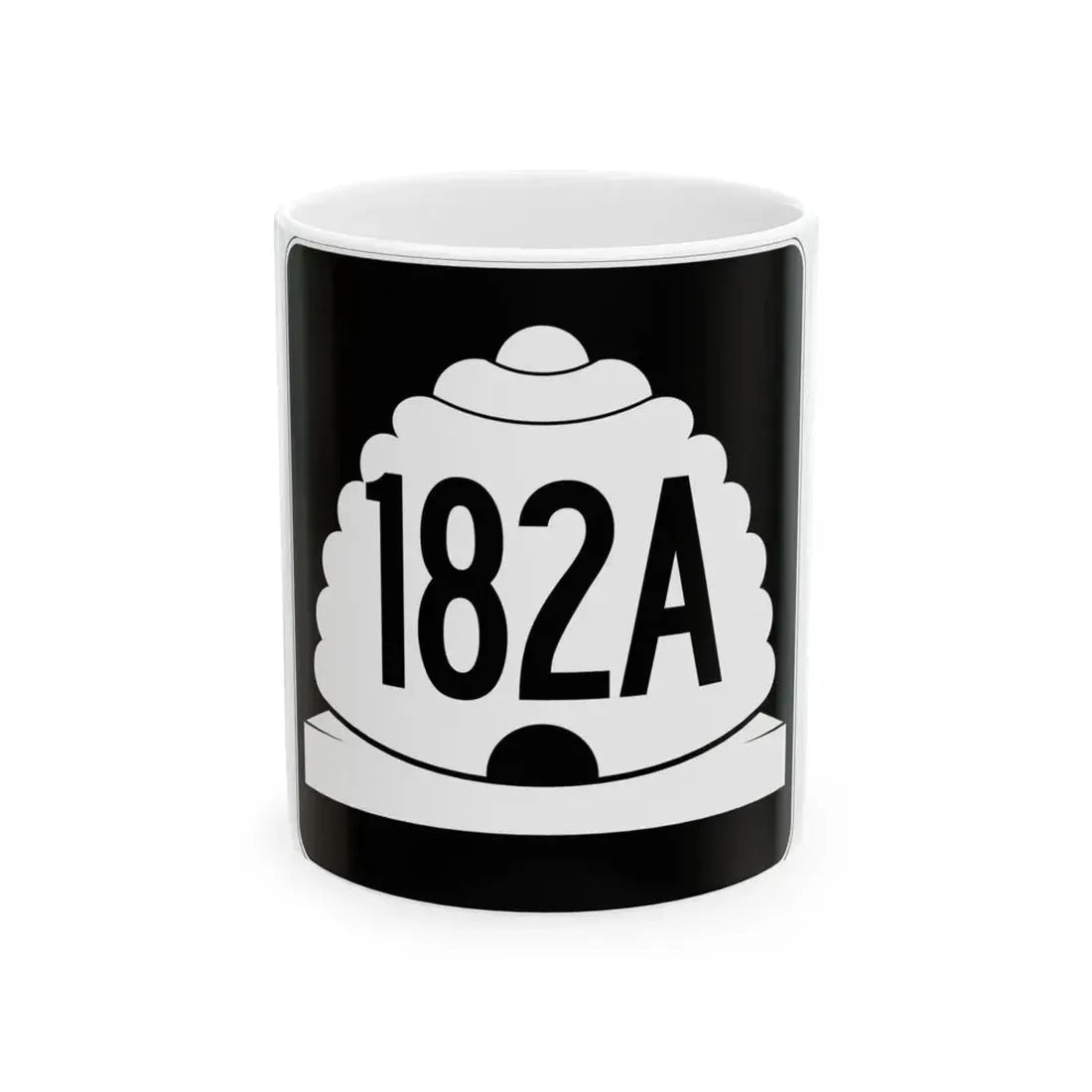 Utah SR 182A (Utah) (Road Sign) White Coffee Mug 11oz - Go Mug Yourself