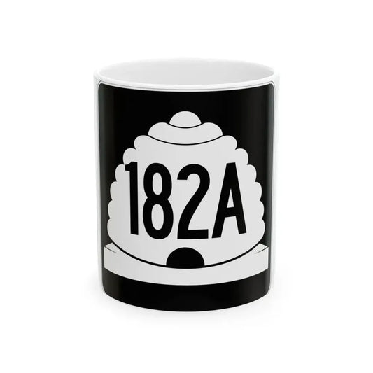 Utah SR 182A (Utah) (Road Sign) White Coffee Mug 11oz - Go Mug Yourself