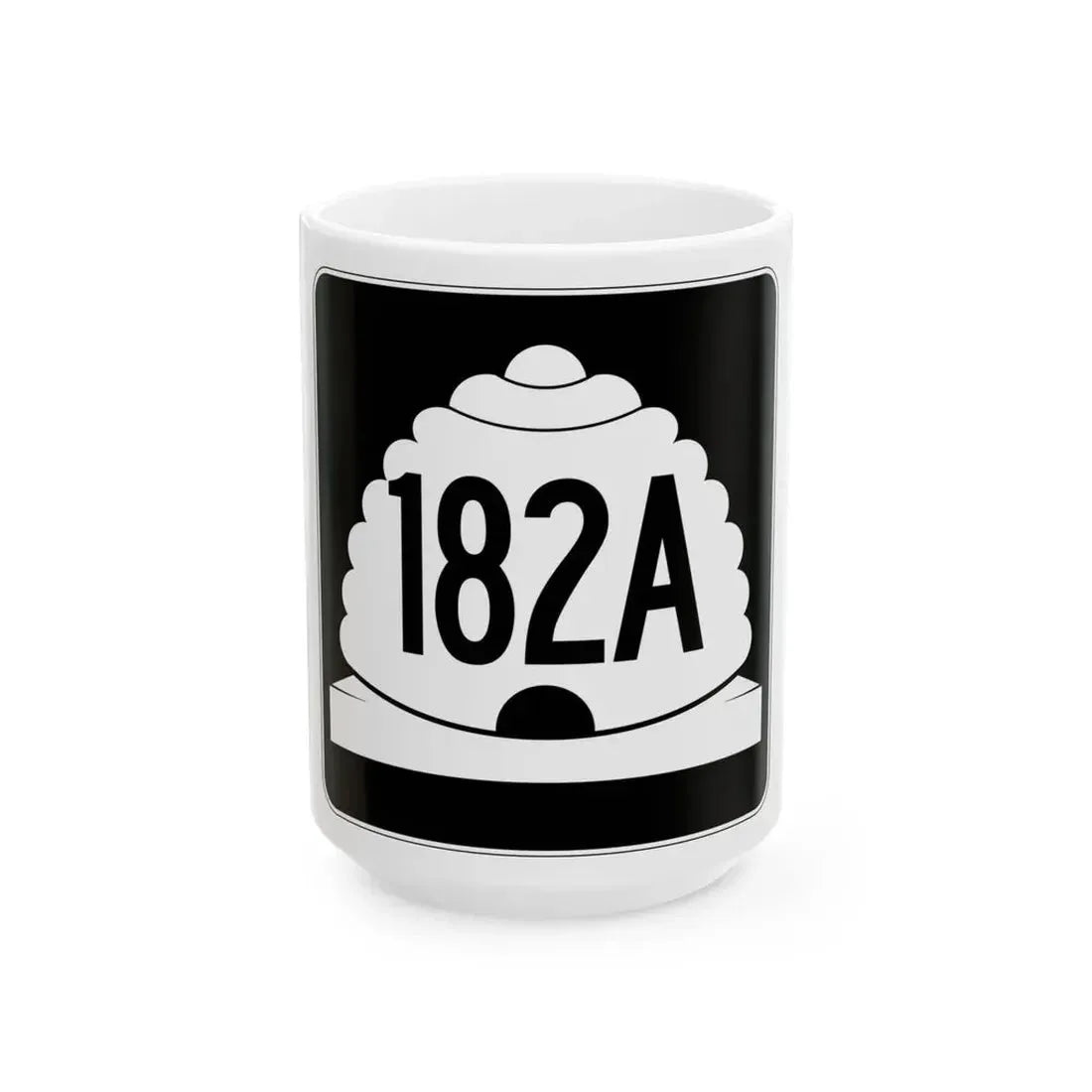 Utah SR 182A (Utah) (Road Sign) White Coffee Mug 15oz - Go Mug Yourself