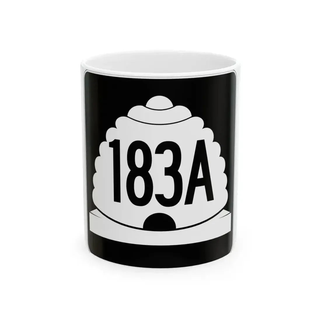 Utah SR 183A (Utah) (Road Sign) White Coffee Mug 11oz - Go Mug Yourself