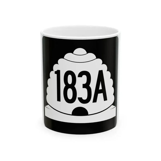 Utah SR 183A (Utah) (Road Sign) White Coffee Mug 11oz - Go Mug Yourself