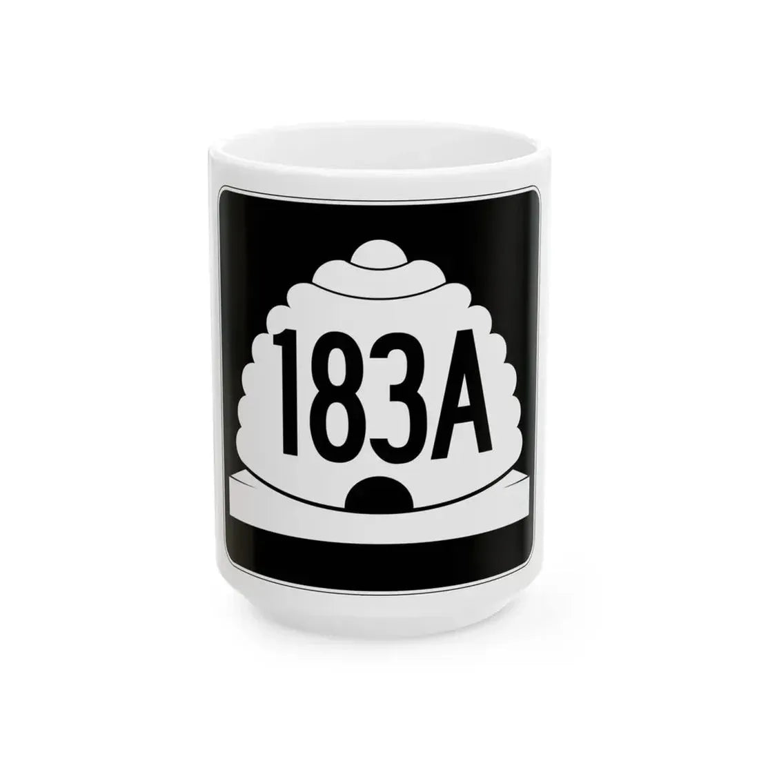 Utah SR 183A (Utah) (Road Sign) White Coffee Mug 15oz - Go Mug Yourself