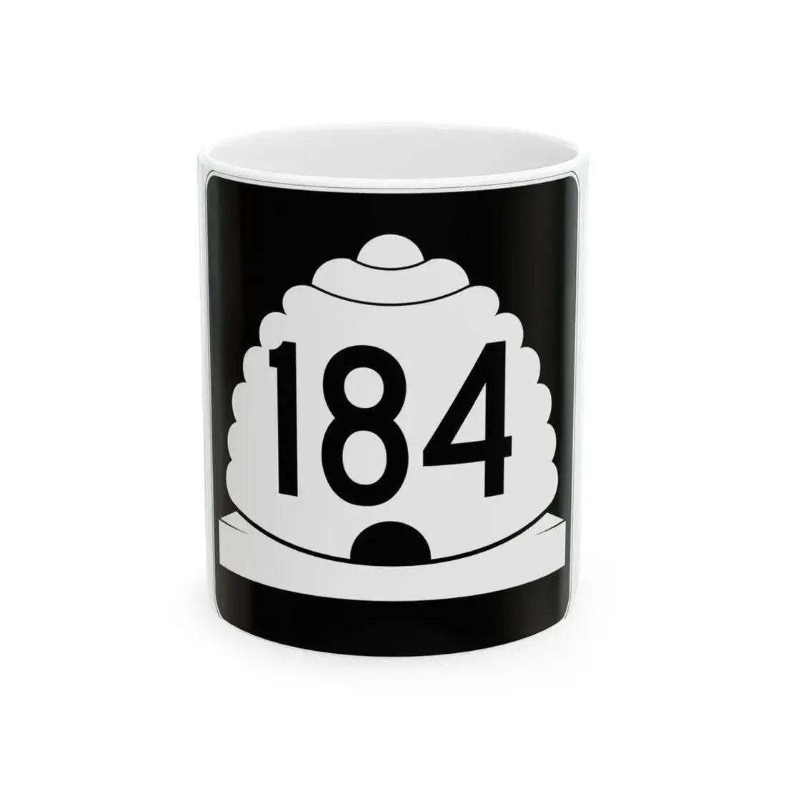Utah SR 184 (Utah) (Road Sign) White Coffee Mug 11oz - Go Mug Yourself
