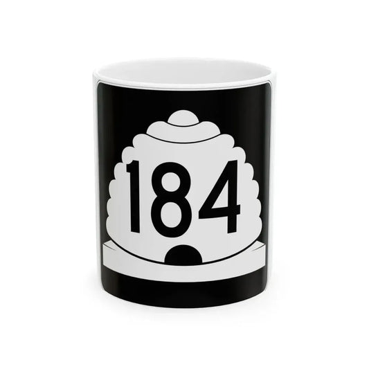 Utah SR 184 (Utah) (Road Sign) White Coffee Mug 11oz - Go Mug Yourself
