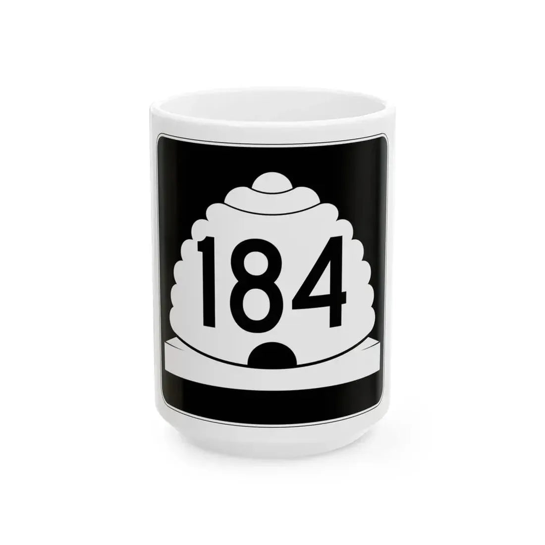 Utah SR 184 (Utah) (Road Sign) White Coffee Mug 15oz - Go Mug Yourself