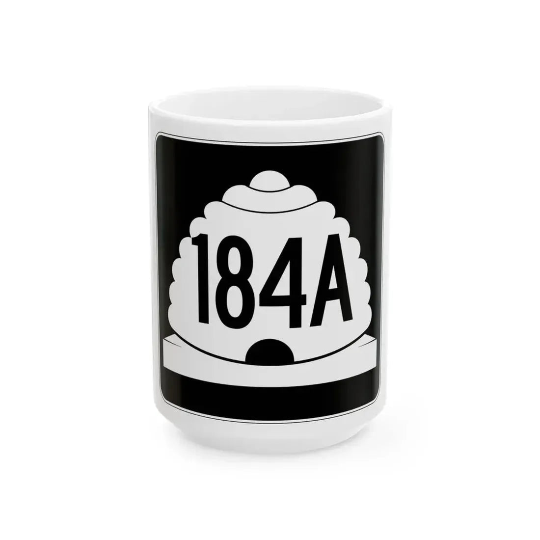 Utah SR 184A (Utah) (Road Sign) White Coffee Mug 15oz - Go Mug Yourself